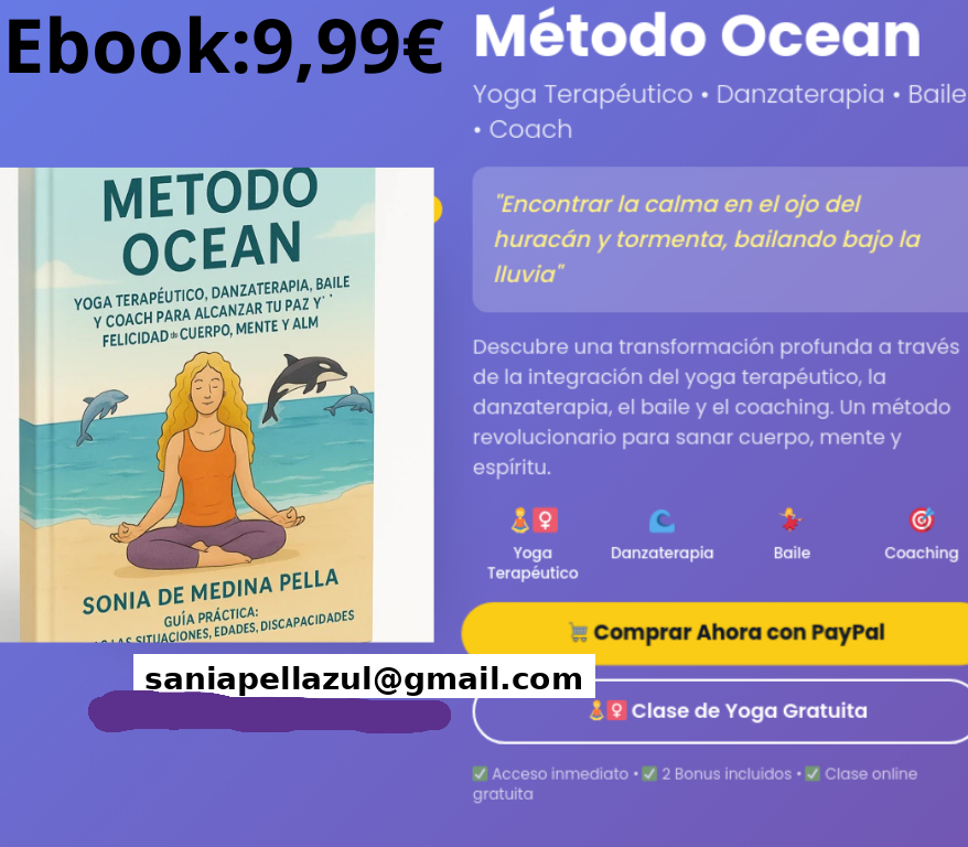 MÉTODO OCEAN - Español (Yoga Terapéutico, Danzaterapia y Bienestar)